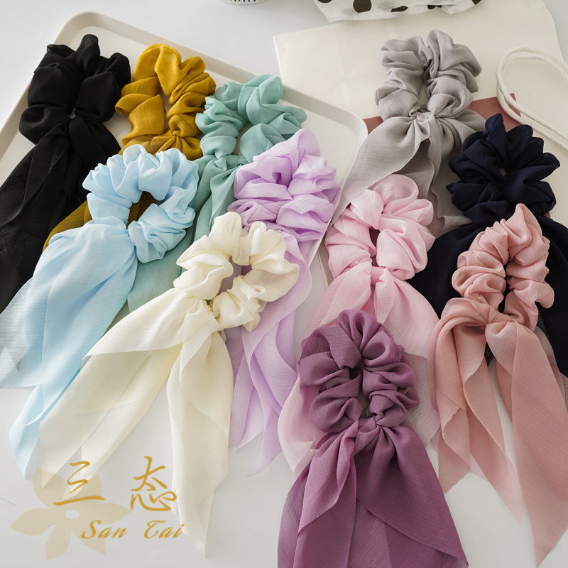 Travel Accessories Girls - 1Pc Fashion 25cm Chiffon Long Ribbon