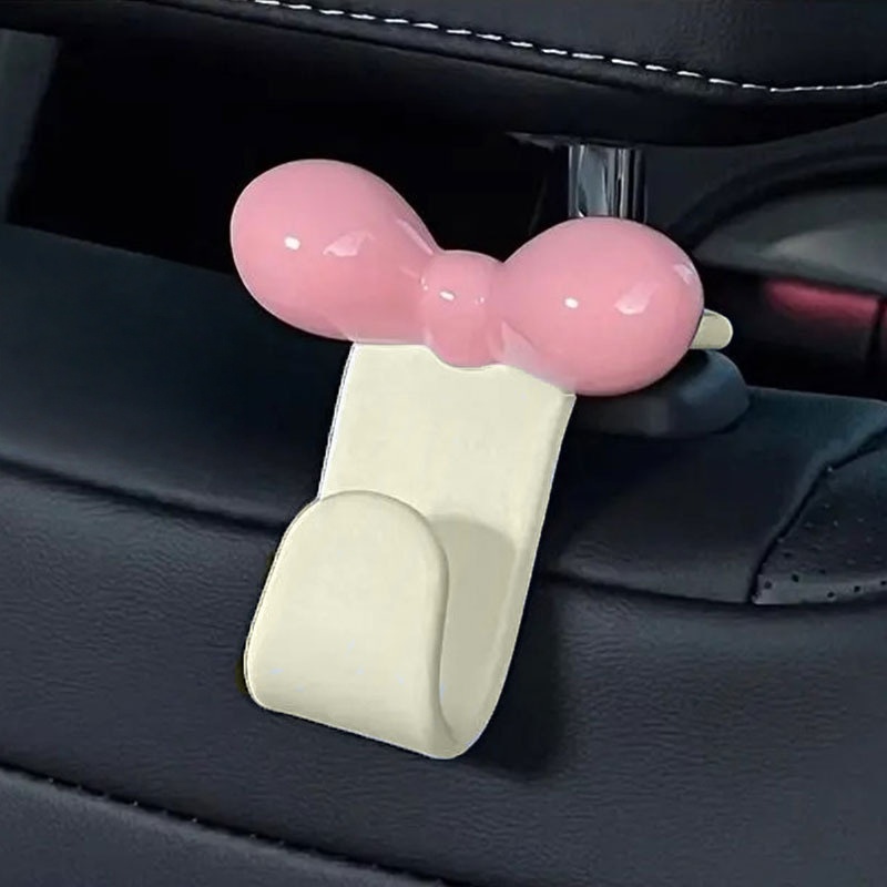 Car Seat Travel Bag - Minimalist Bow Car Back Seat Hanging