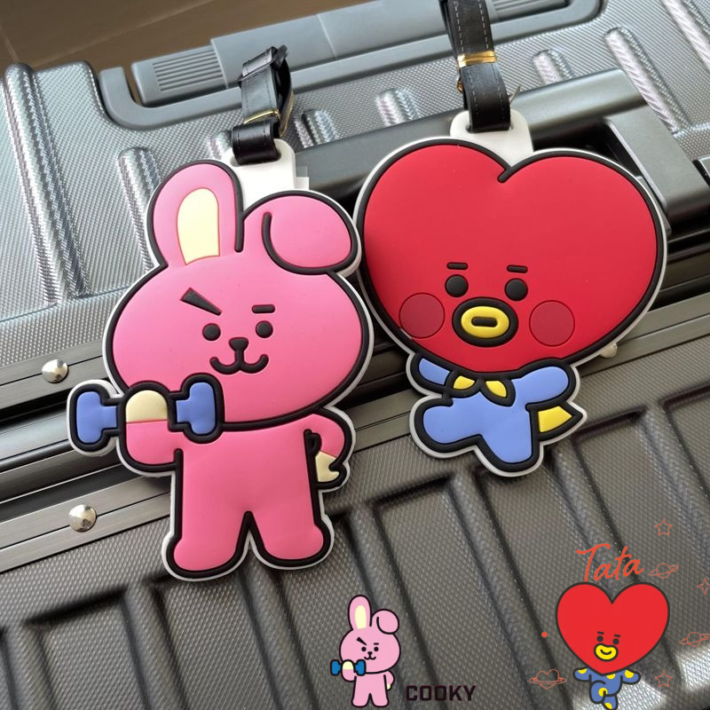 Travel Accessories Deals - BT21 cartoon cute keychain Kawaii unisex
