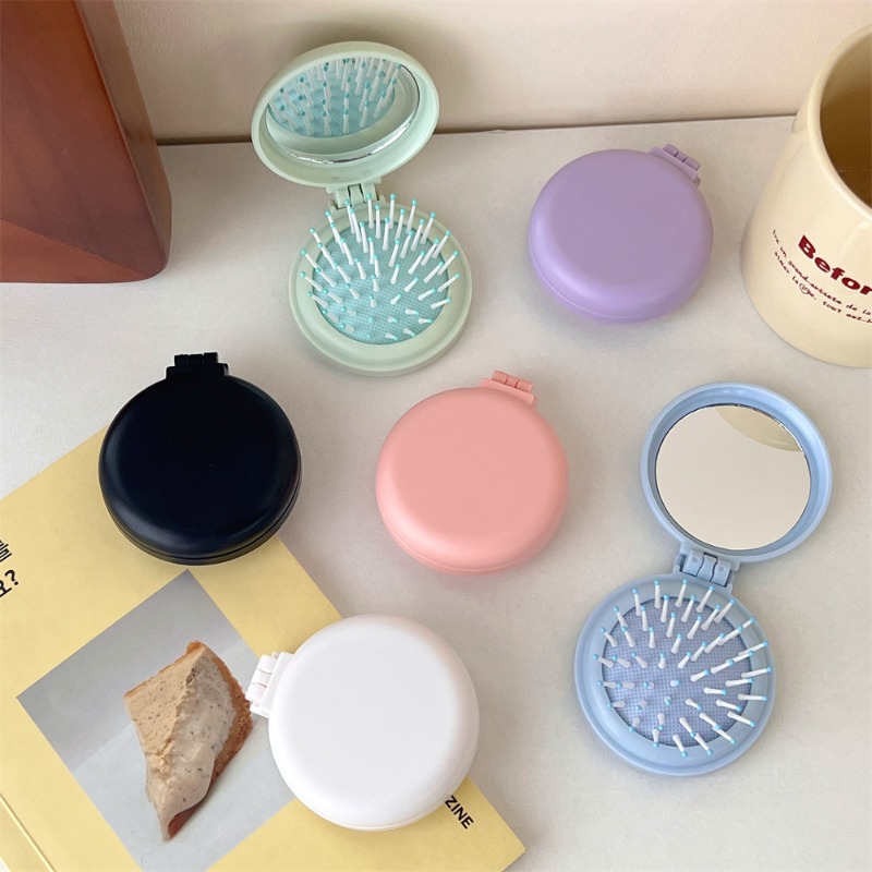 Travel Accessories For 3 Year Old - 1 Piece Mini Portable Travel Hairbrush