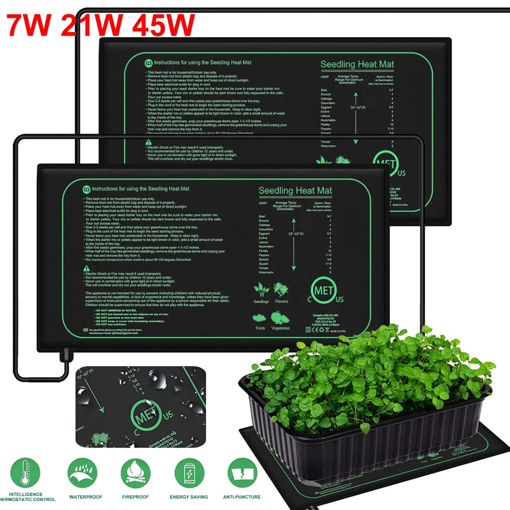 Travel Accessories Uk - 10/25/50CM Seedling Heat Mat Indoor Plants