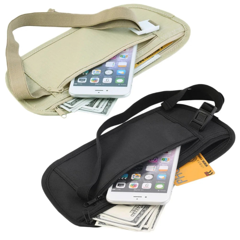 Travel Accessories Passport Holder - Invisible Travel Waist Packs Pouch for