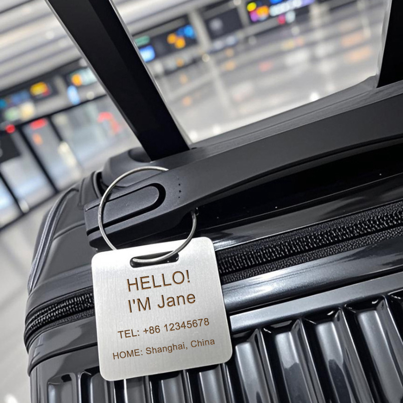 Custom Name Luggage Tag Laser  - Travel Accessories Deals review and price