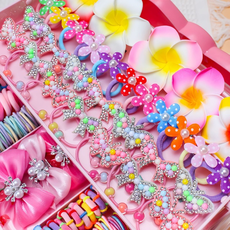 546Pcs Bow High Elastic Hair A - Travel Accessories Girls review and price