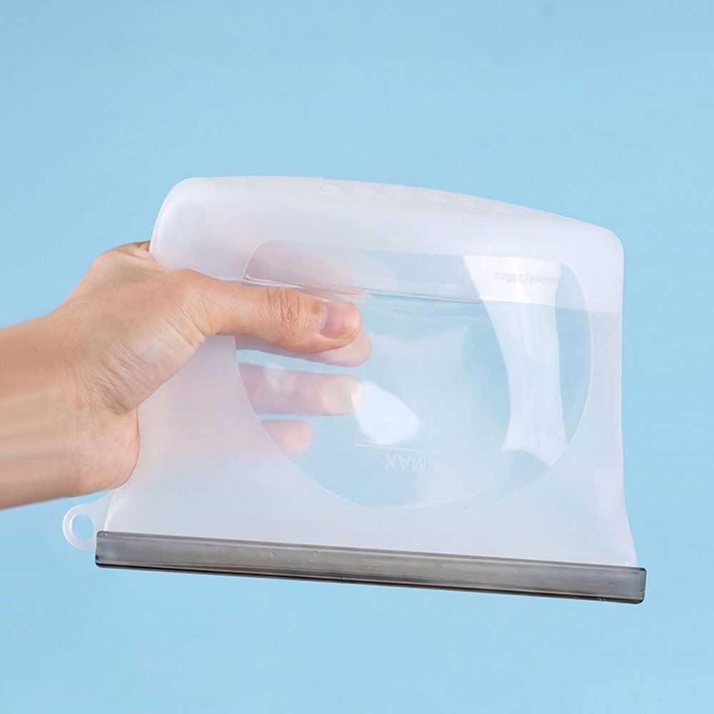Silicone Food Preservation Bag - Reusable Zip Bag review and price