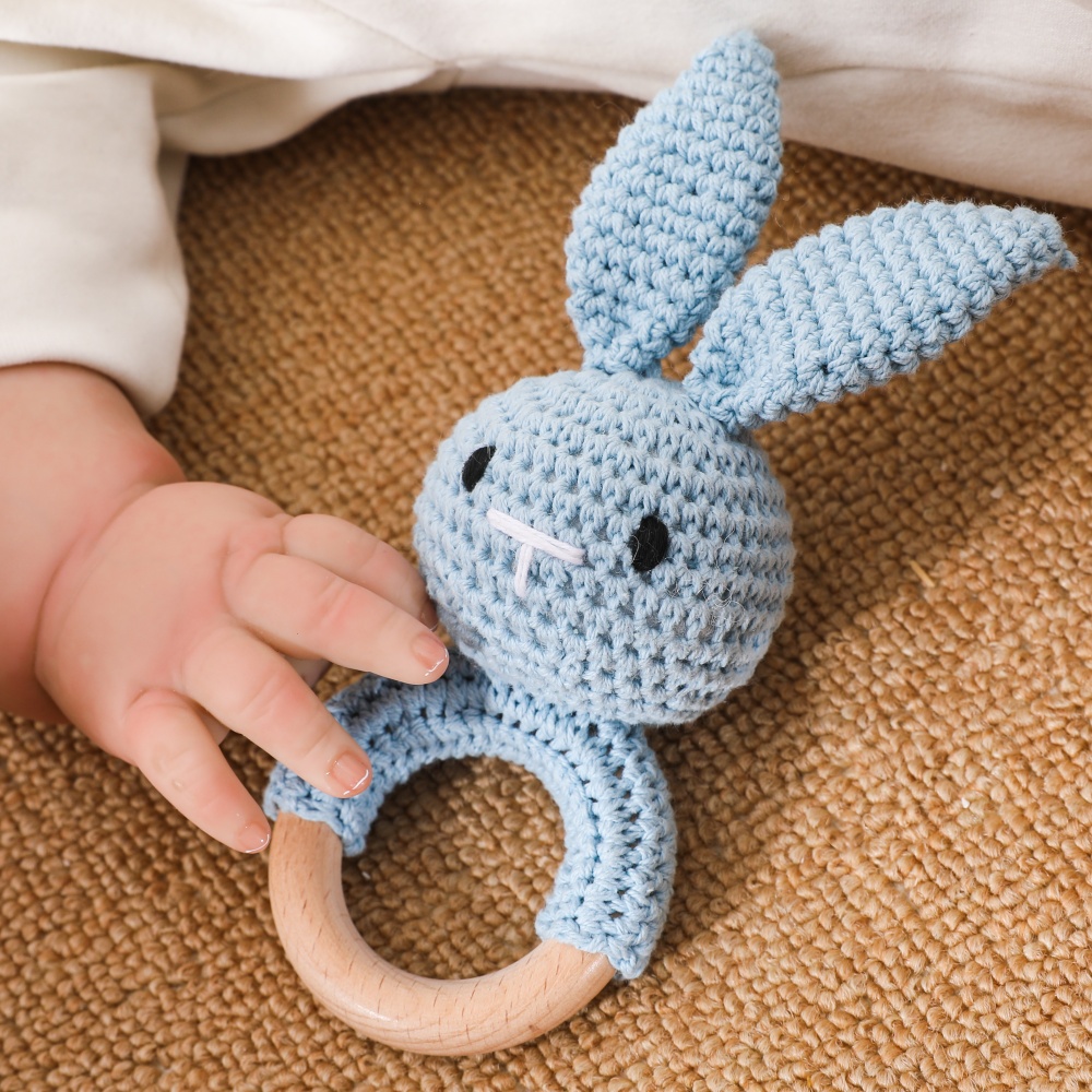 Wooden Baby Rattle Toy Handmad - Travel Accessories For 3 Year Old review and price