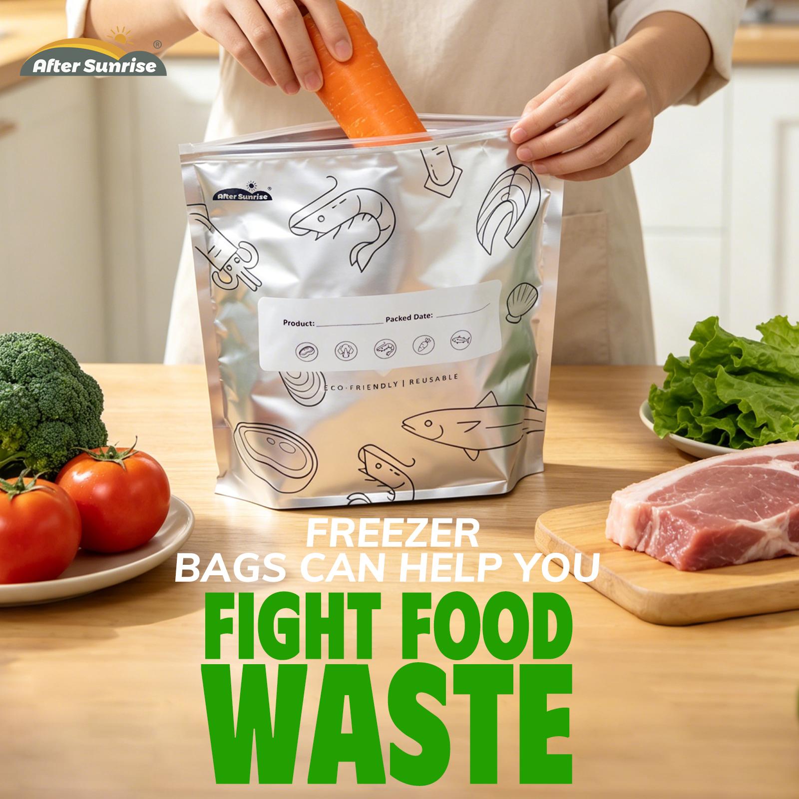【Refrigerated Food】Reusable Al - Reusable Zip Bag review and price
