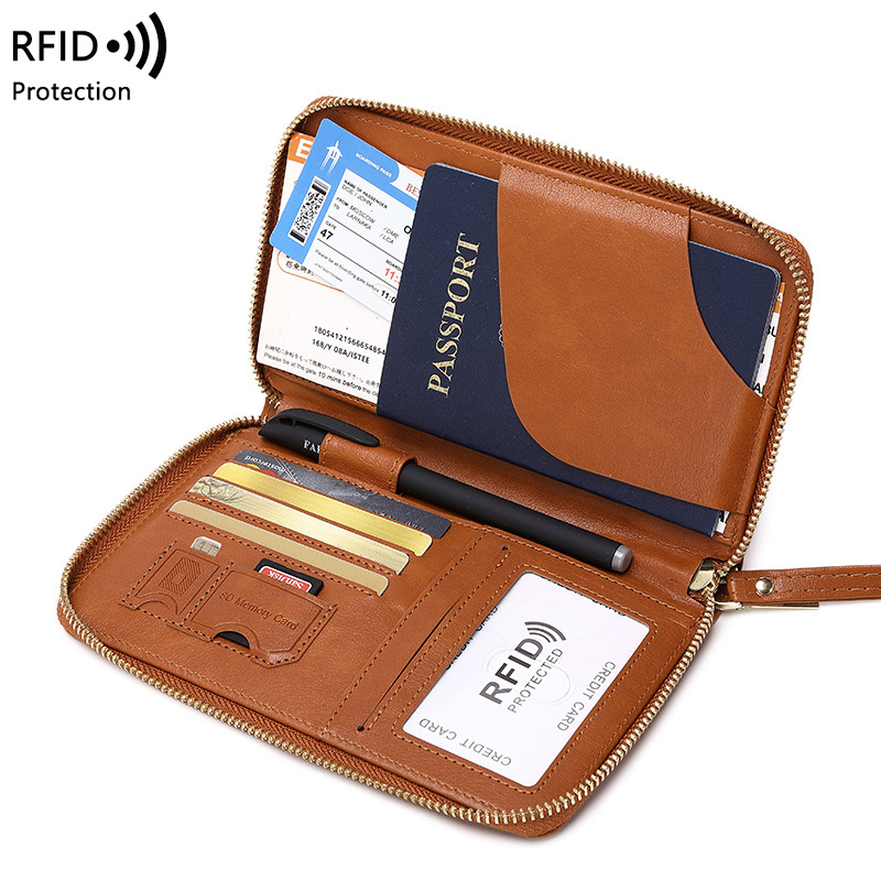 New Leather Passport Cover RFI - Travel Accessories Rfid review and price