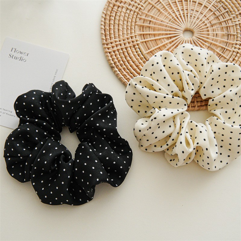 11cm/14cm Dot Cloth Scrunchies - Travel Accessories Girls review and price