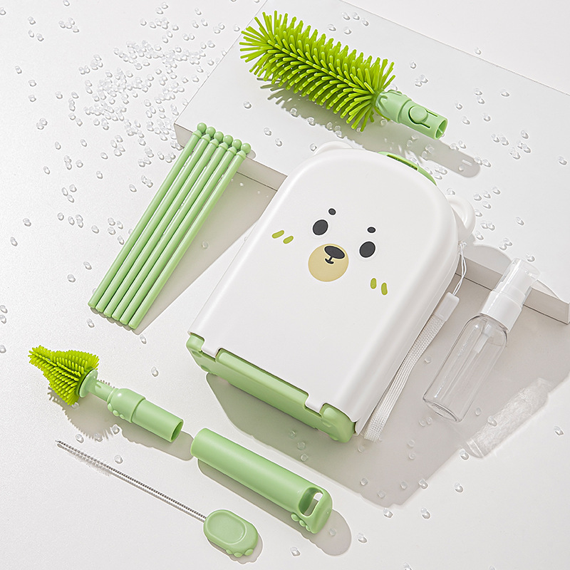 Travel Baby Bottle Brush Set - - Travel Accessories For 3 Year Old review and price