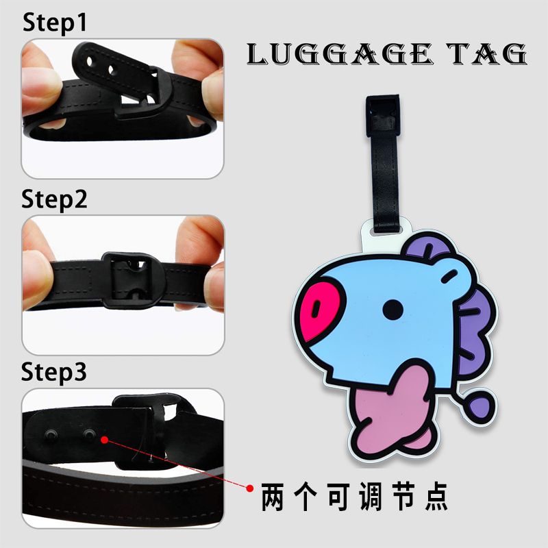 BT21 cartoon cute keychain Kaw - Travel Accessories Deals review and price
