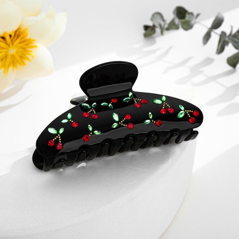 1pc Cherry hair clip, rhinesto - Quality Travel Accessories review and price