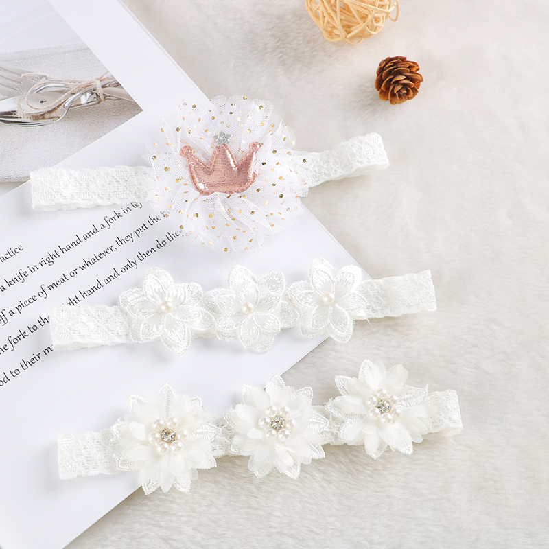 Baby Headband Flower Bows Crow - Travel Accessories For 3 Year Old review and price