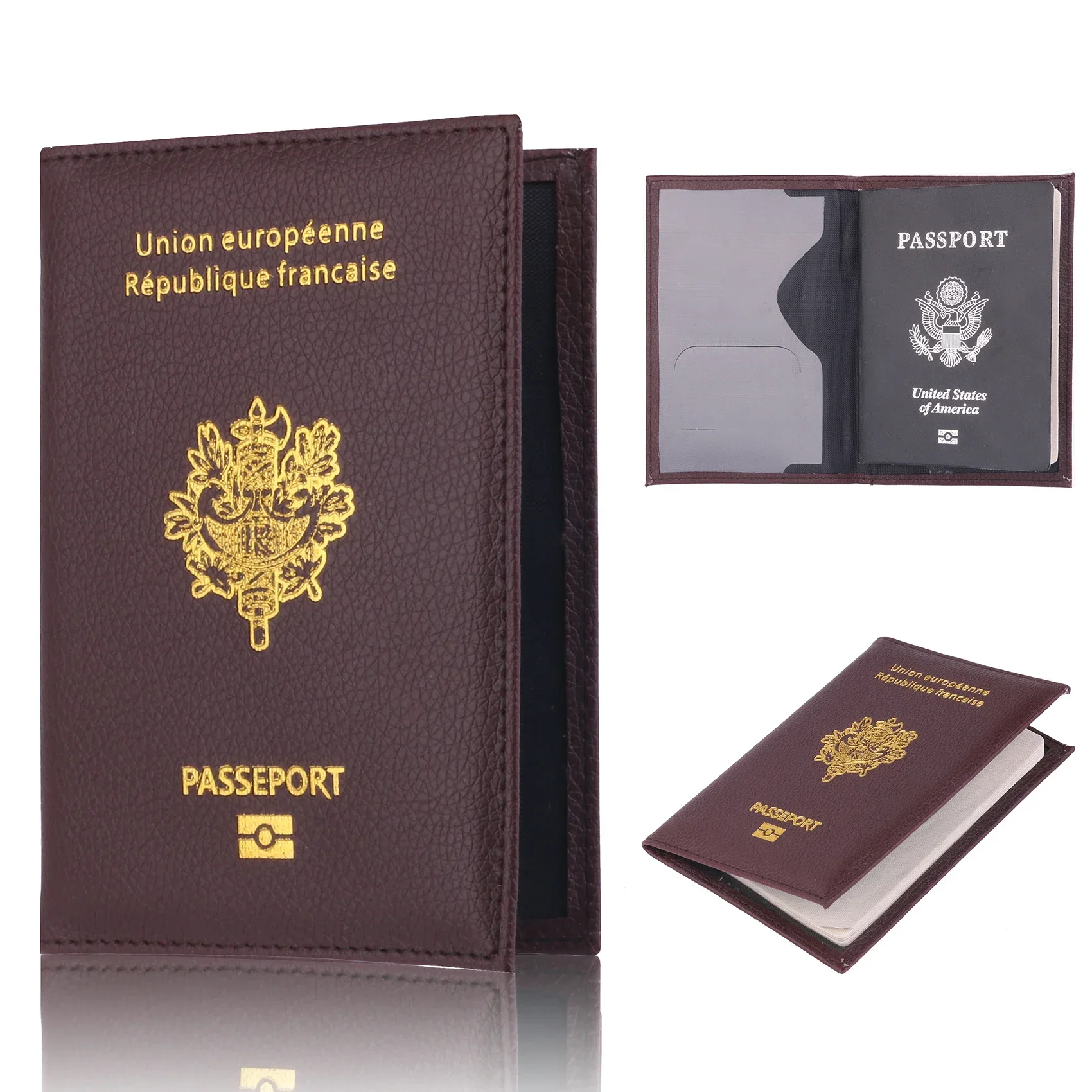 Women Men Travel Pu Passport H - Quality Travel Accessories review and price