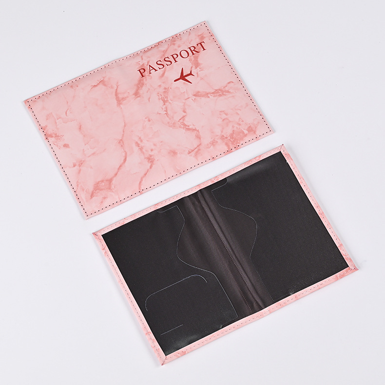 Macaron Color Marble Pattern P - Travel Accessories Passport Holder review and price