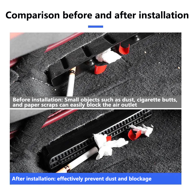 2x Car Under Seat Air Outlet C - Travel Accessories Under $5 review and price