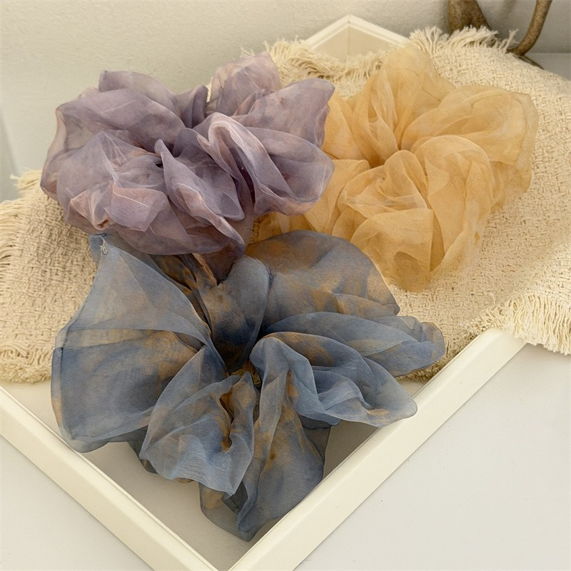 1Pc Hair Scrunchies Oversized  - Travel Accessories Girls review and price