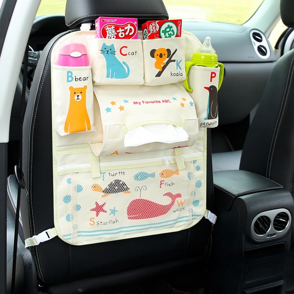 Cartoon Backseat Car Organizer - Car Seat Travel Bag review and price