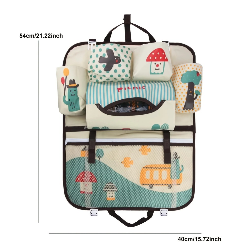 Cartoon Backseat Car Organizer - Car Seat Travel Bag review and price