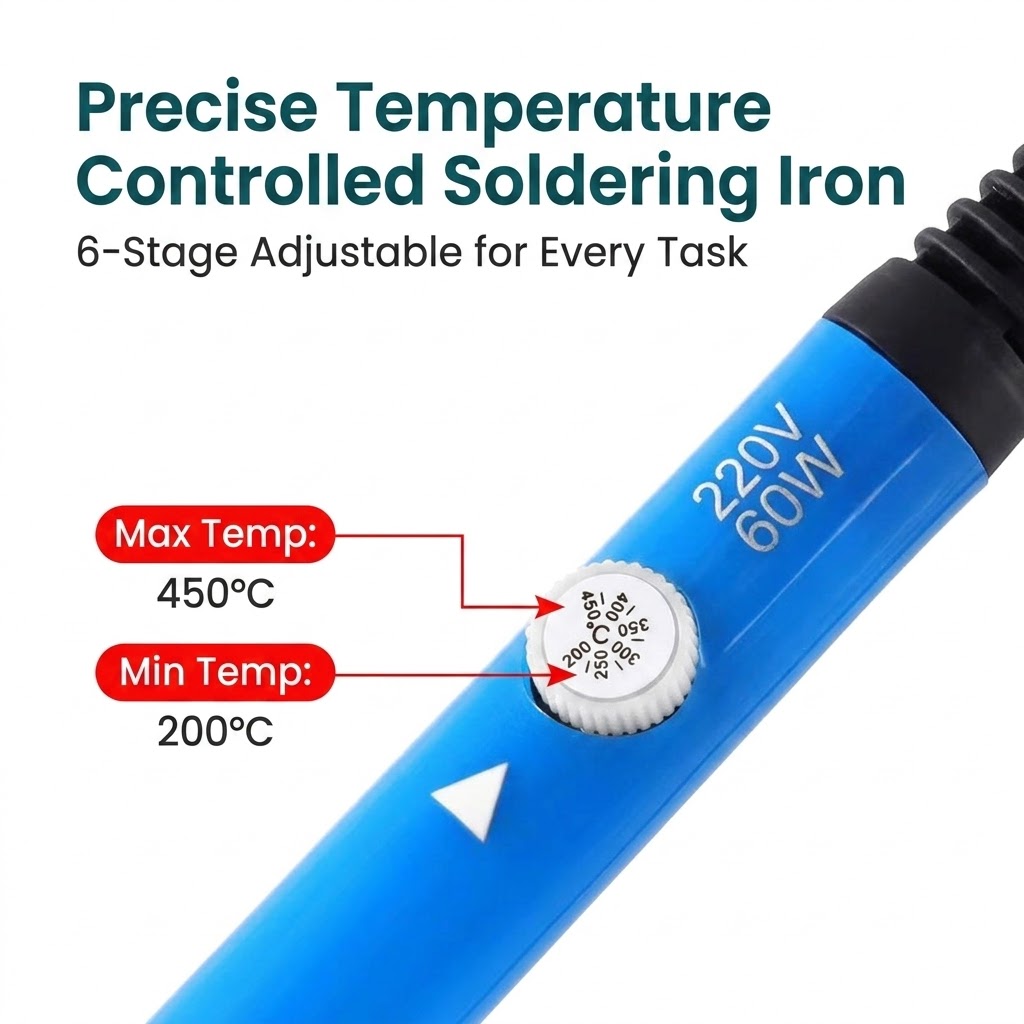 60W Adjustable Temperature Sol - Travel Accessories Uk review and price
