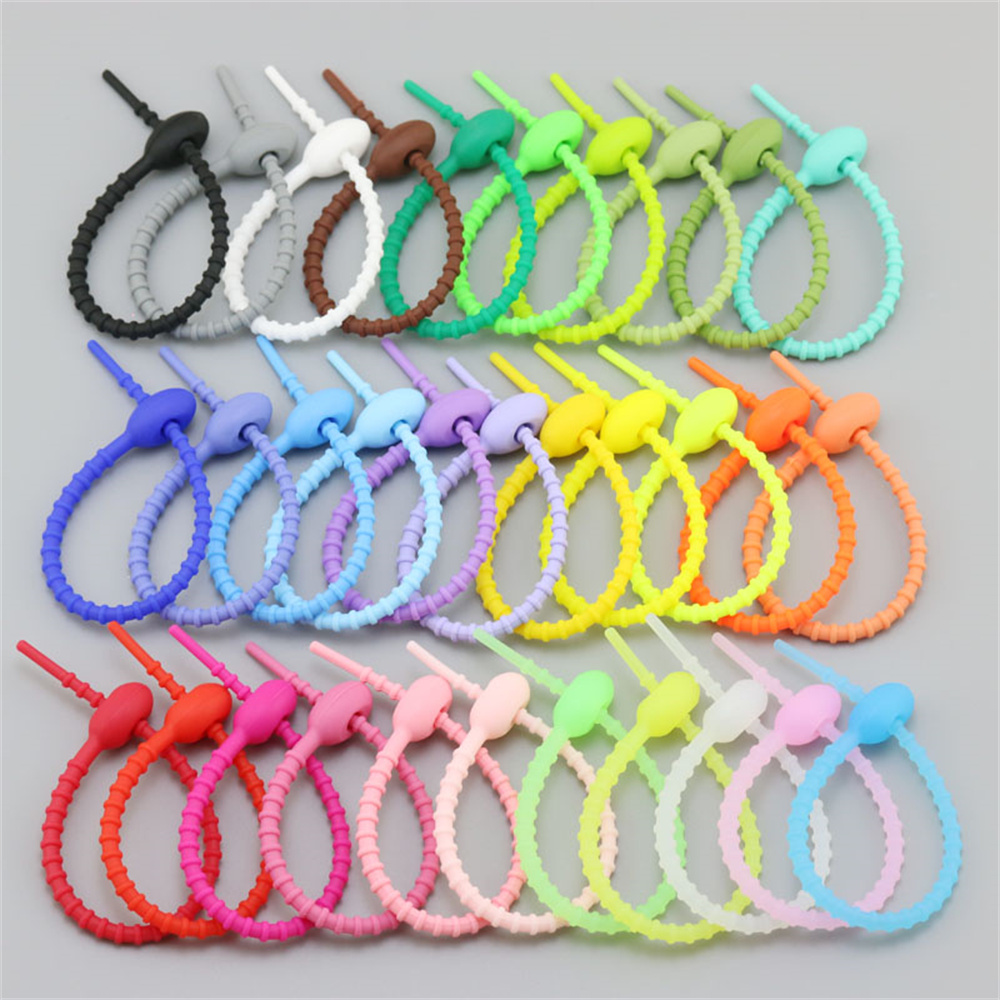 10Pcs/Lot Multi Color Silicone - Reusable Zip Bag review and price
