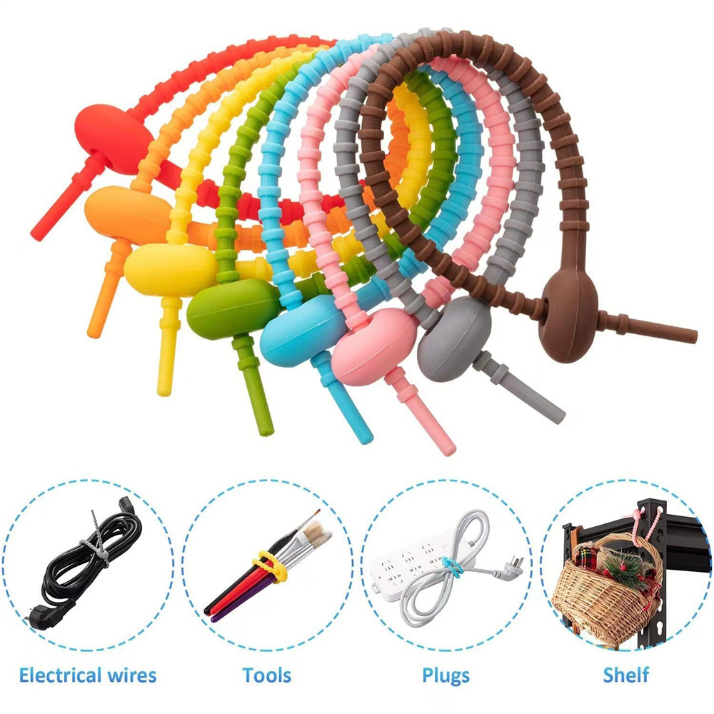 10Pcs/Lot Multi Color Silicone - Reusable Zip Bag review and price