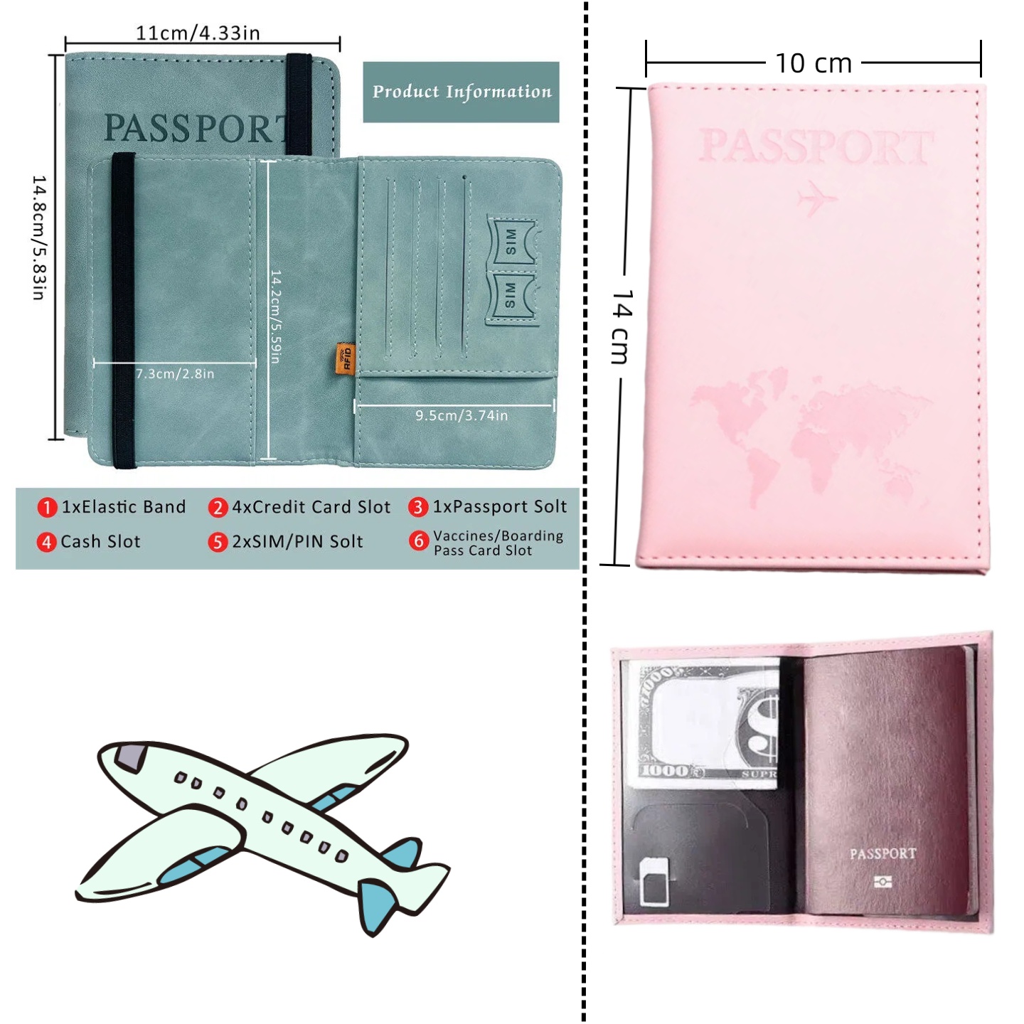 Vintage RFID Passport Cover fo - Travel Accessories Rfid review and price