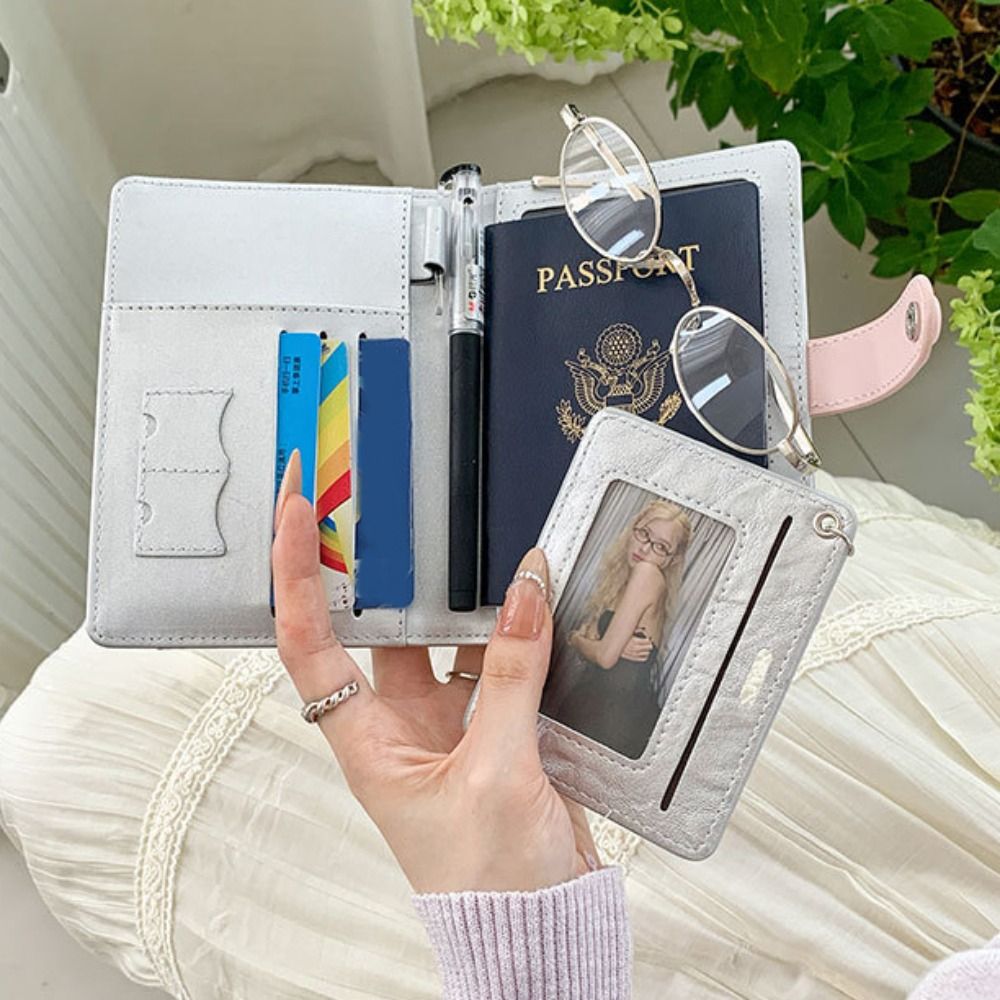Card Holder PU Passport Bag Cu - Travel Accessories Passport Holder review and price
