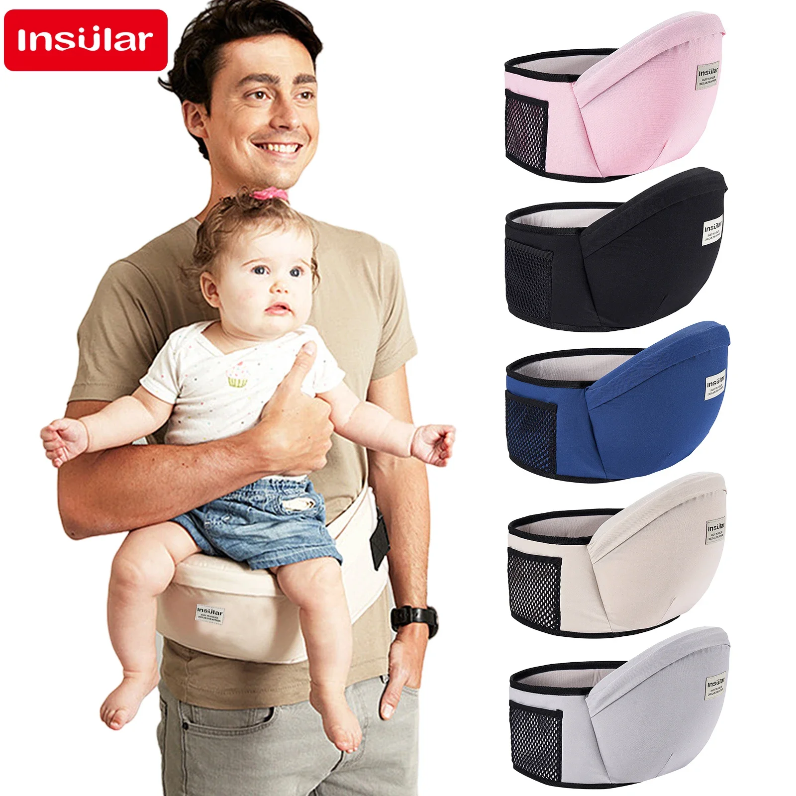 Thickened Baby Hip Seat Carrie - Travel Accessories For 3 Year Old review and price