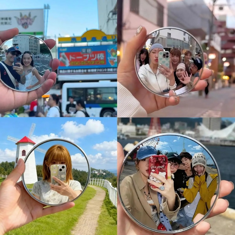 Portable Round Convex Mirror H - Travel Accessories Deals review and price