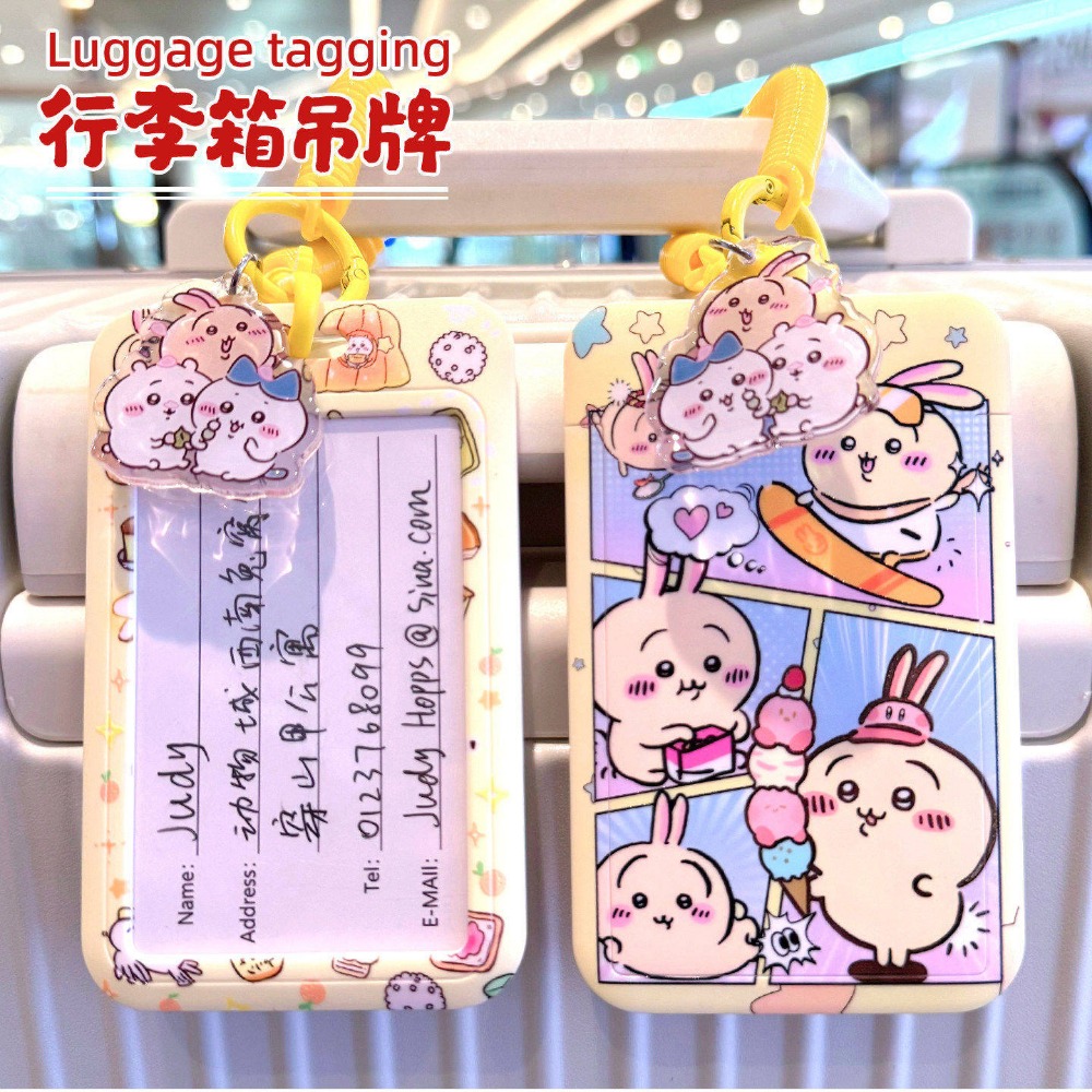 Chiikawa Luggage Tag with Lany - Travel Accessories For Japan Trip review and price