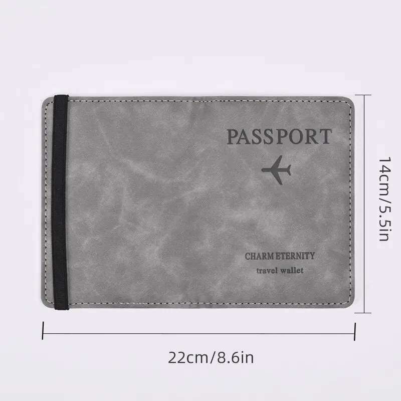 Men PU Leather Wallet Travel P - Travel Accessories Passport Holder review and price