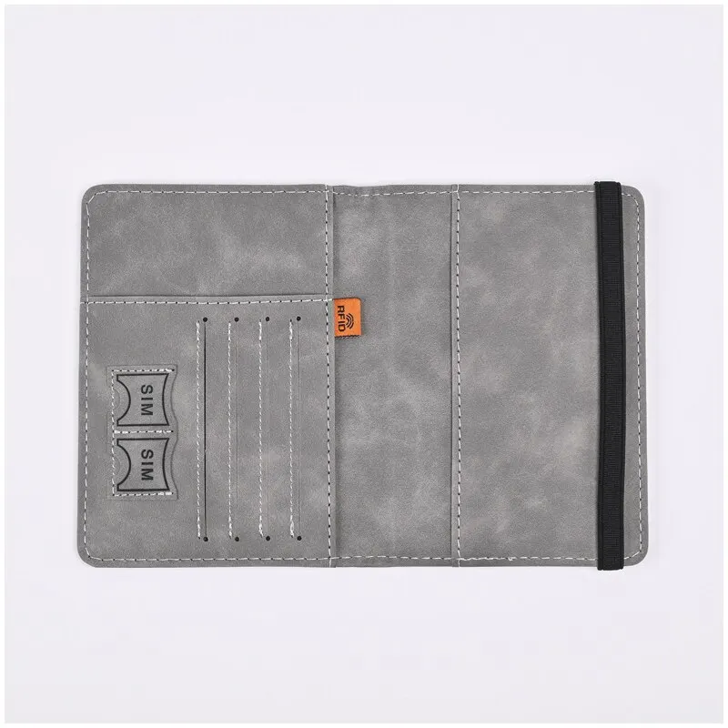 Men PU Leather Wallet Travel P - Travel Accessories Passport Holder review and price