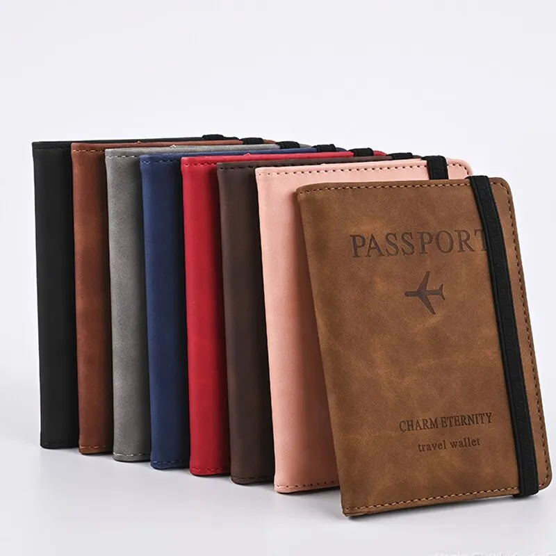 Men PU Leather Wallet Travel P - Travel Accessories Passport Holder review and price