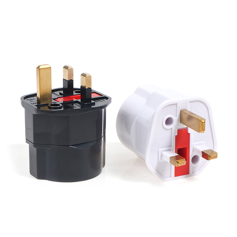 1Pc EU Euro 2 Pin To UK 3 Pin  - Travel Accessories Uk review and price