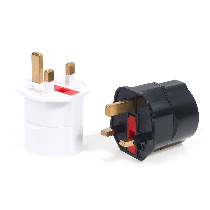 1Pc EU Euro 2 Pin To UK 3 Pin  - Travel Accessories Uk review and price